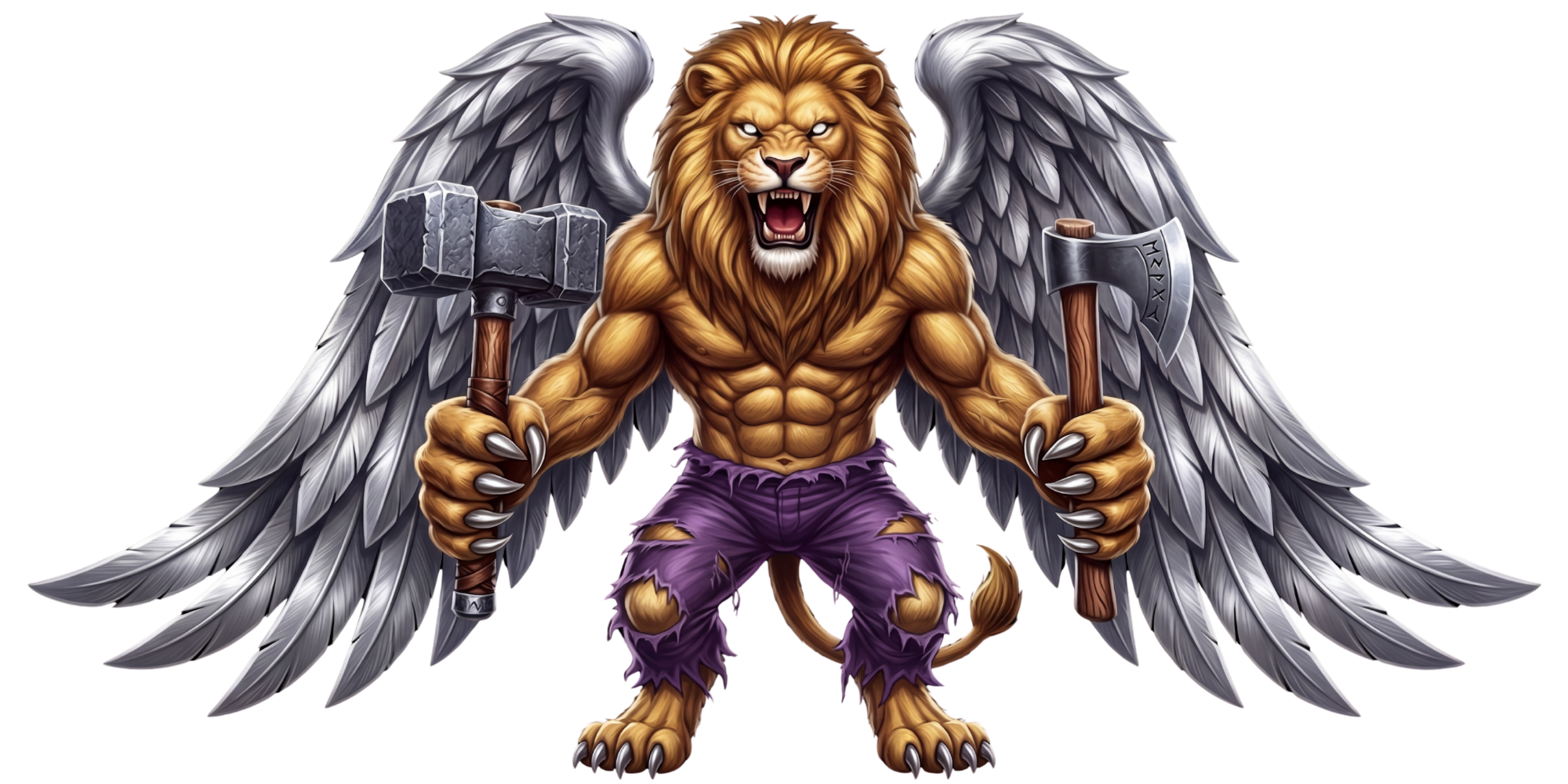 Roaring Rage Room mascot